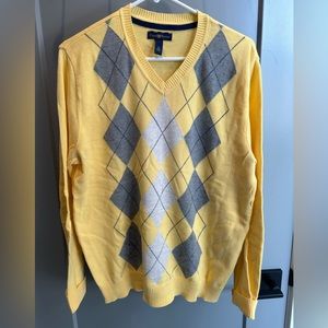 Mens Tommy Hilfiger Argyle Sweater